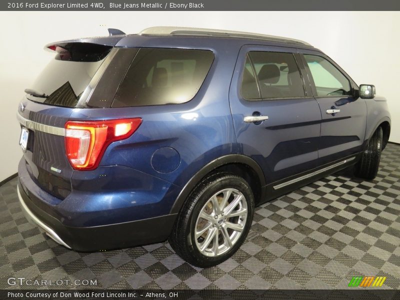 Blue Jeans Metallic / Ebony Black 2016 Ford Explorer Limited 4WD