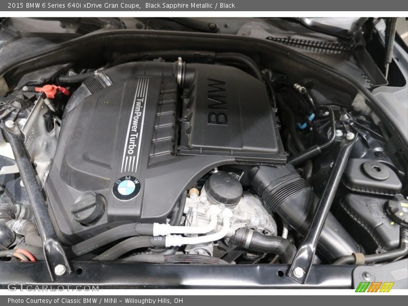  2015 6 Series 640i xDrive Gran Coupe Engine - 3.0 Liter TwinPower Turbocharged DI DOHC 24-Valve VVT Inline 6 Cylinder