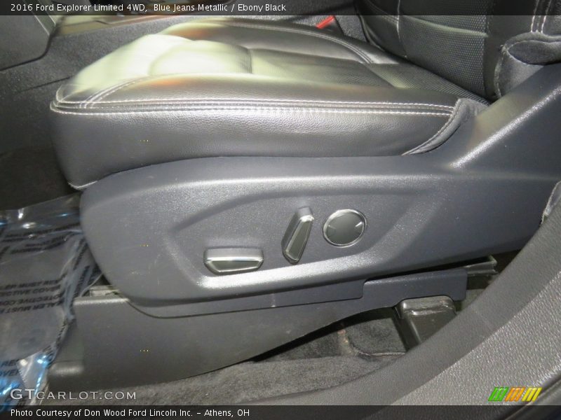 Blue Jeans Metallic / Ebony Black 2016 Ford Explorer Limited 4WD