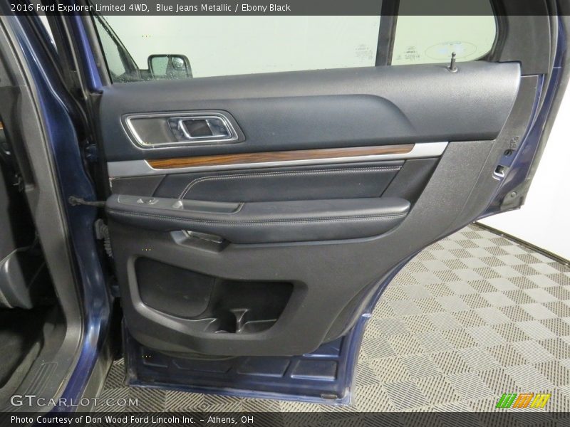Blue Jeans Metallic / Ebony Black 2016 Ford Explorer Limited 4WD