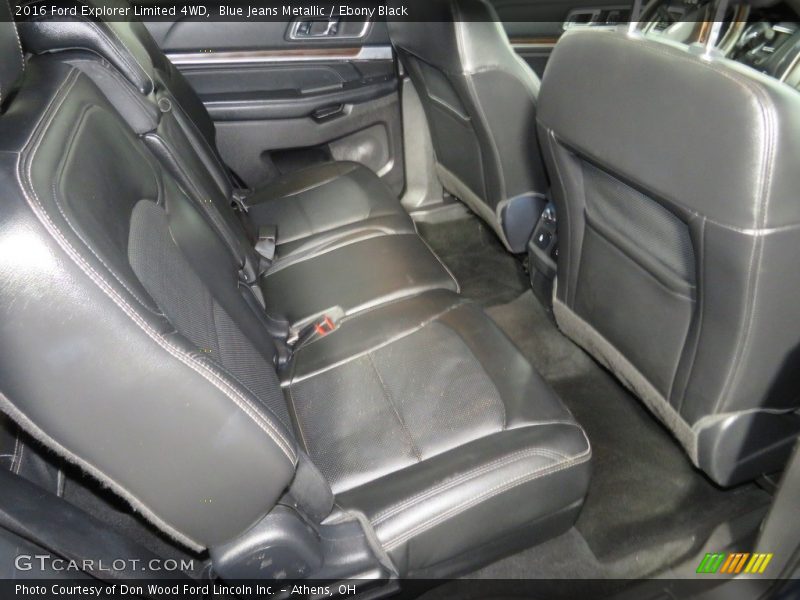 Blue Jeans Metallic / Ebony Black 2016 Ford Explorer Limited 4WD
