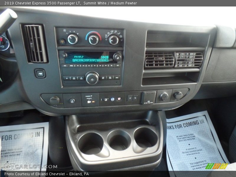 Summit White / Medium Pewter 2019 Chevrolet Express 3500 Passenger LT