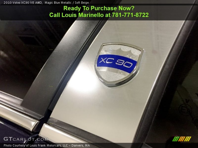 Magic Blue Metallic / Soft Beige 2010 Volvo XC90 V8 AWD