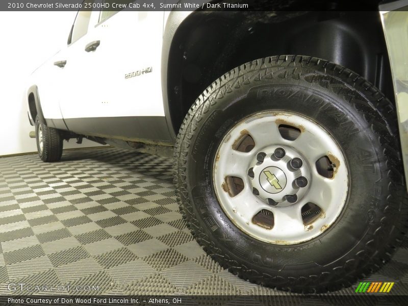 Summit White / Dark Titanium 2010 Chevrolet Silverado 2500HD Crew Cab 4x4