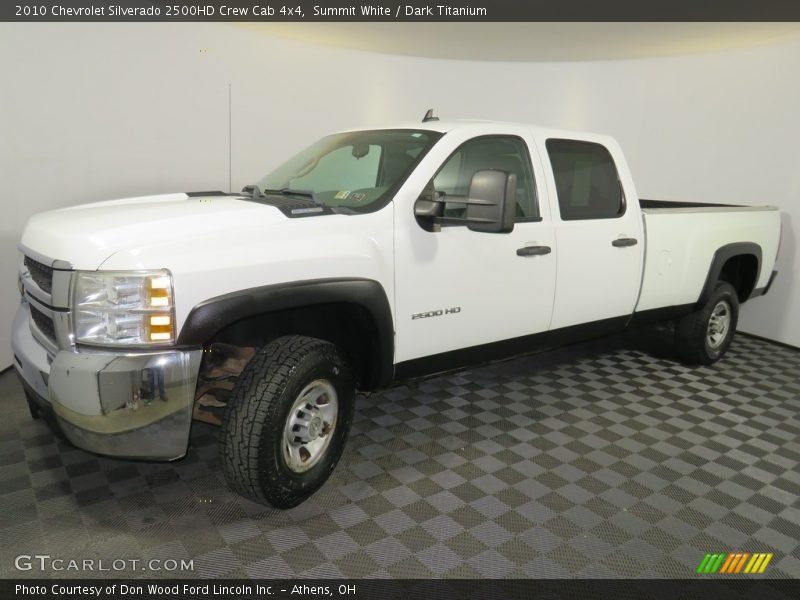 Summit White / Dark Titanium 2010 Chevrolet Silverado 2500HD Crew Cab 4x4