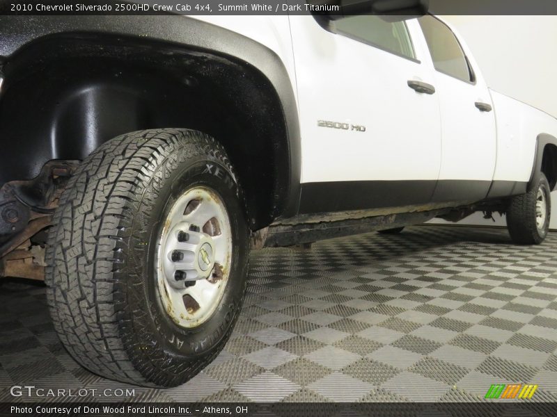 Summit White / Dark Titanium 2010 Chevrolet Silverado 2500HD Crew Cab 4x4