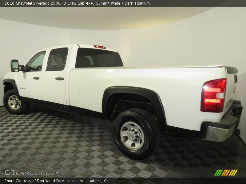 Summit White / Dark Titanium 2010 Chevrolet Silverado 2500HD Crew Cab 4x4