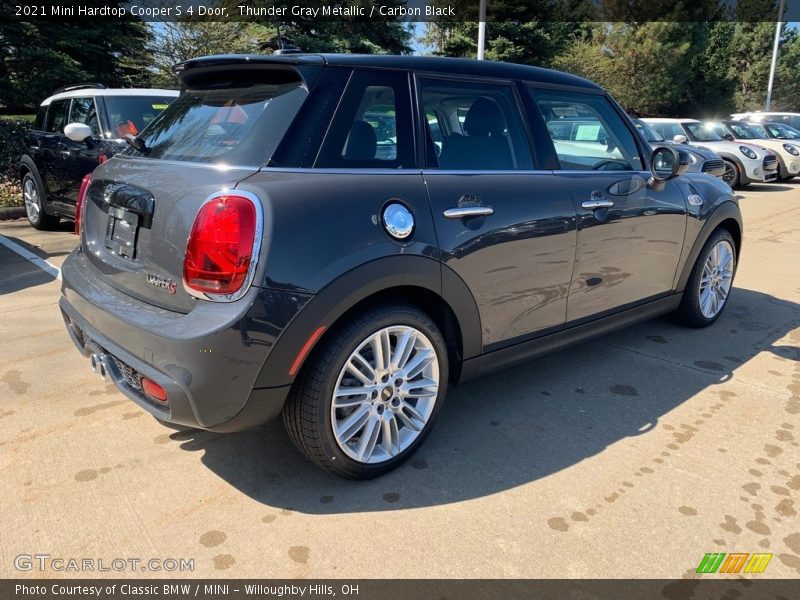 Thunder Gray Metallic / Carbon Black 2021 Mini Hardtop Cooper S 4 Door