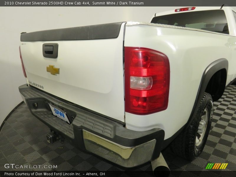 Summit White / Dark Titanium 2010 Chevrolet Silverado 2500HD Crew Cab 4x4