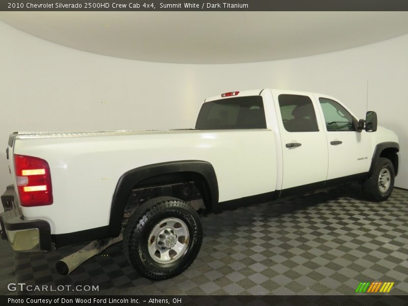 Summit White / Dark Titanium 2010 Chevrolet Silverado 2500HD Crew Cab 4x4