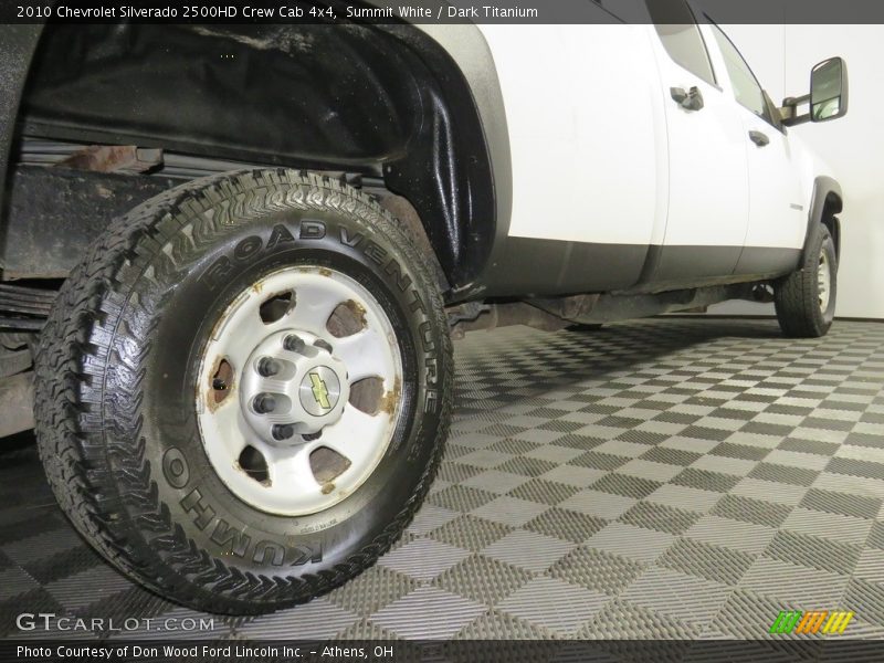Summit White / Dark Titanium 2010 Chevrolet Silverado 2500HD Crew Cab 4x4