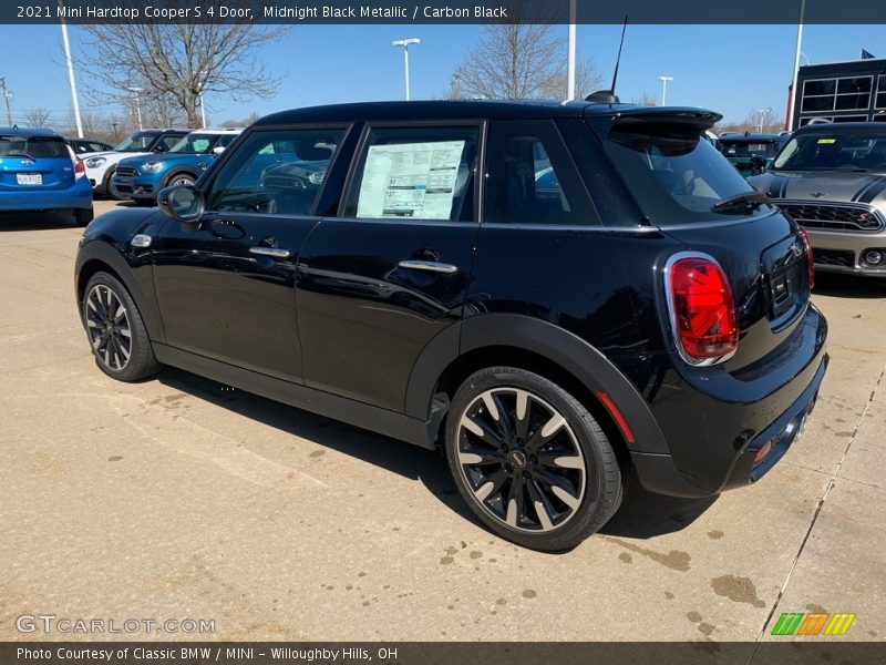 Midnight Black Metallic / Carbon Black 2021 Mini Hardtop Cooper S 4 Door
