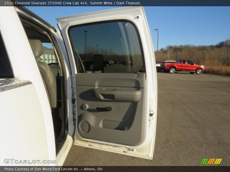 Summit White / Dark Titanium 2010 Chevrolet Silverado 2500HD Crew Cab 4x4