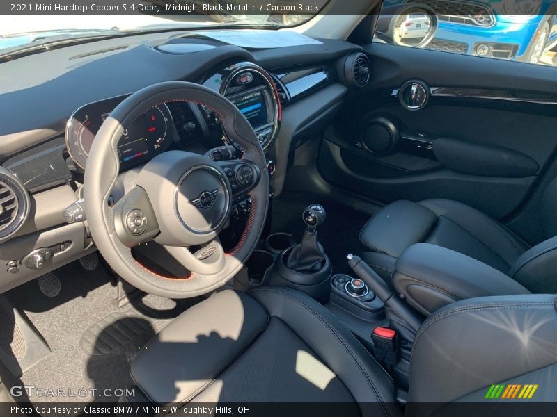  2021 Hardtop Cooper S 4 Door Carbon Black Interior