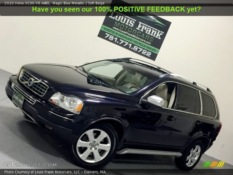 Magic Blue Metallic / Soft Beige 2010 Volvo XC90 V8 AWD
