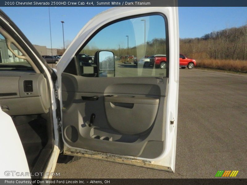 Summit White / Dark Titanium 2010 Chevrolet Silverado 2500HD Crew Cab 4x4