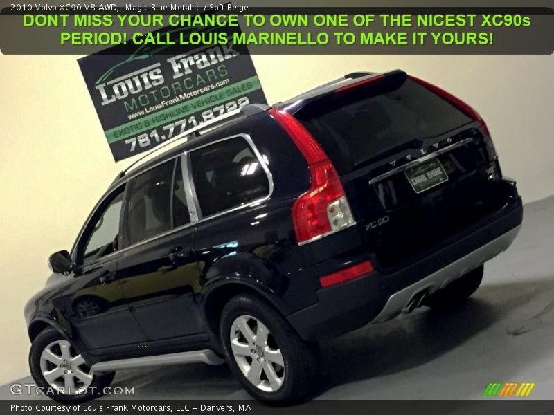 Magic Blue Metallic / Soft Beige 2010 Volvo XC90 V8 AWD