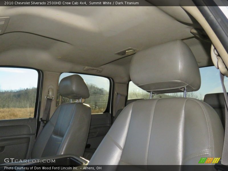 Summit White / Dark Titanium 2010 Chevrolet Silverado 2500HD Crew Cab 4x4