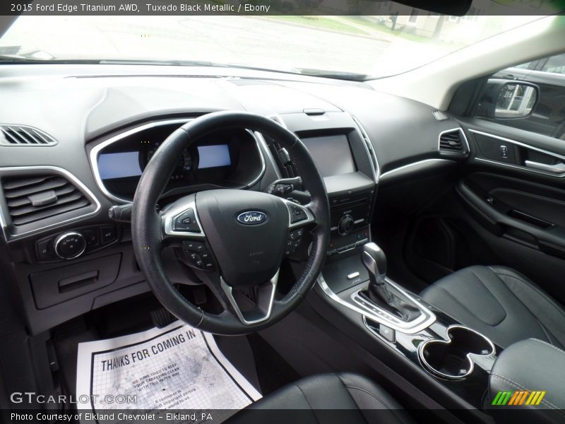 Front Seat of 2015 Edge Titanium AWD