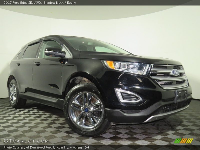 Shadow Black / Ebony 2017 Ford Edge SEL AWD