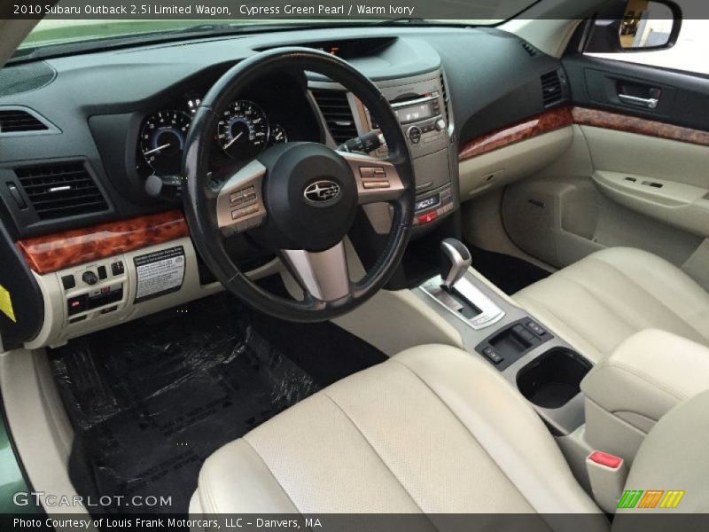 Cypress Green Pearl / Warm Ivory 2010 Subaru Outback 2.5i Limited Wagon