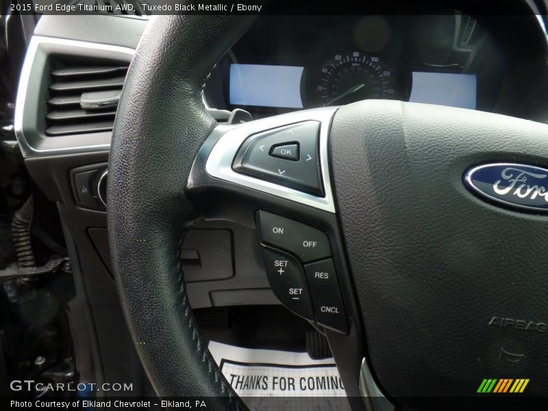  2015 Edge Titanium AWD Steering Wheel