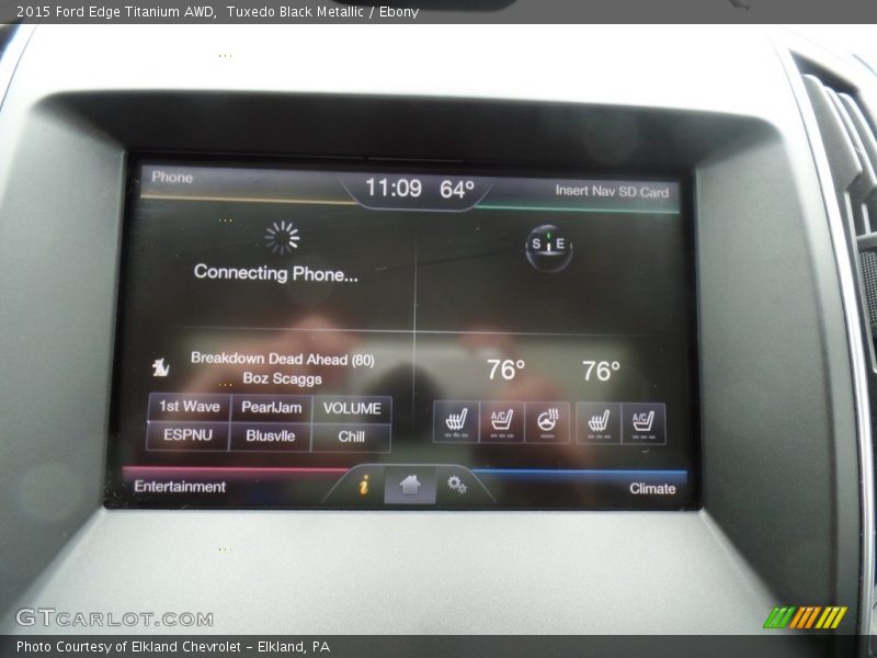 Controls of 2015 Edge Titanium AWD