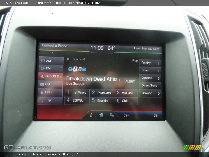 Controls of 2015 Edge Titanium AWD