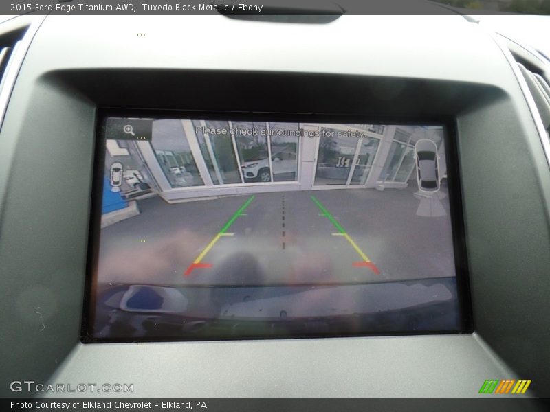 Tuxedo Black Metallic / Ebony 2015 Ford Edge Titanium AWD