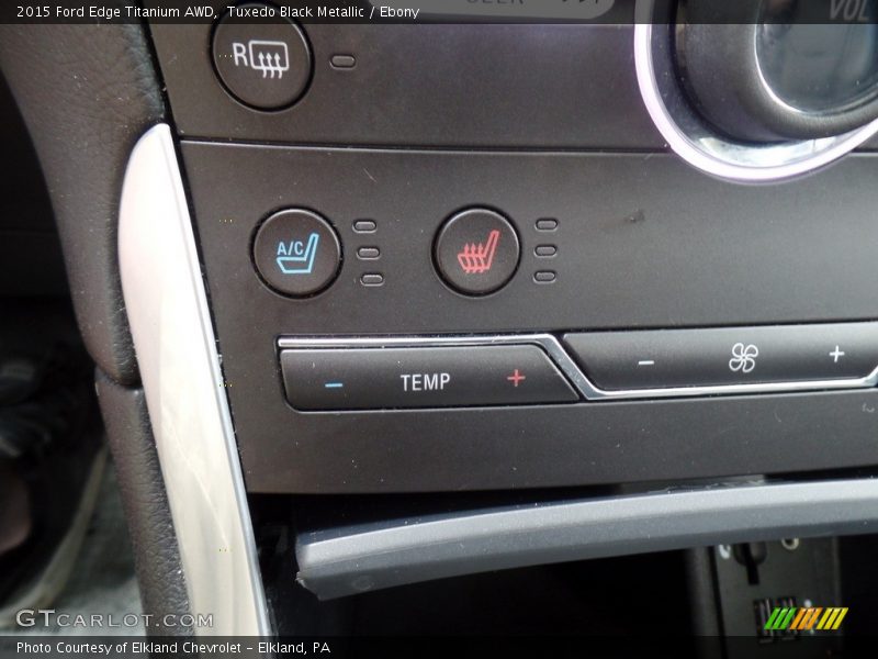 Controls of 2015 Edge Titanium AWD
