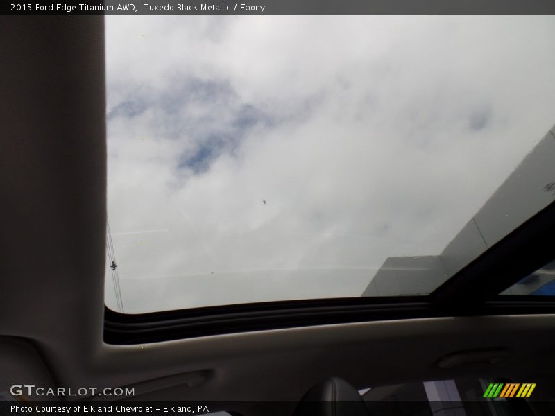 Tuxedo Black Metallic / Ebony 2015 Ford Edge Titanium AWD