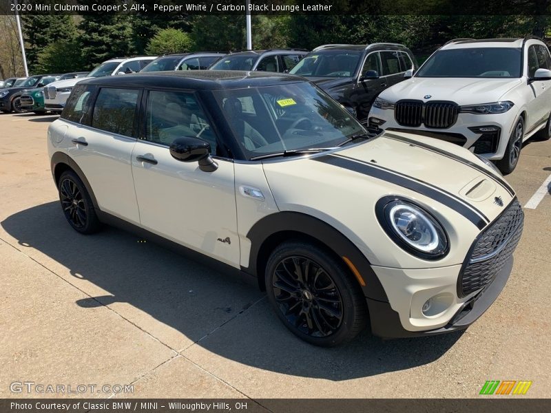 Pepper White / Carbon Black Lounge Leather 2020 Mini Clubman Cooper S All4