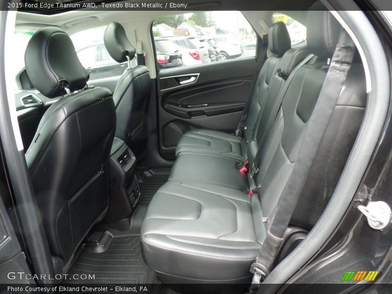 Rear Seat of 2015 Edge Titanium AWD