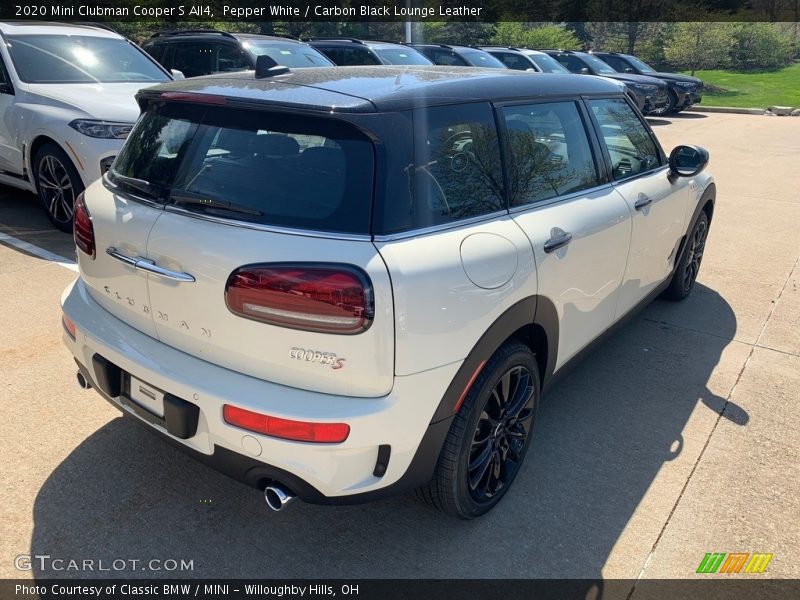 Pepper White / Carbon Black Lounge Leather 2020 Mini Clubman Cooper S All4