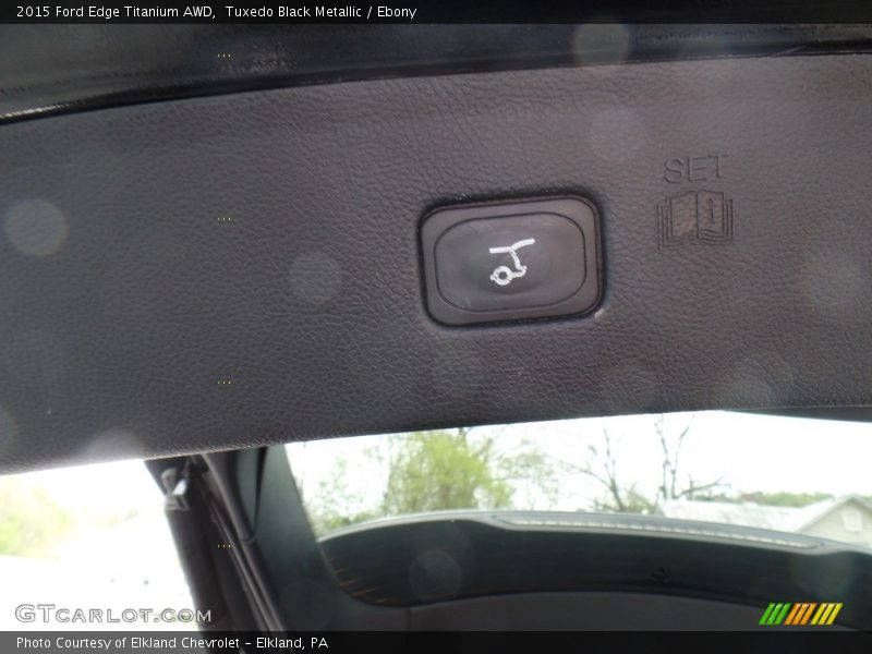 Tuxedo Black Metallic / Ebony 2015 Ford Edge Titanium AWD