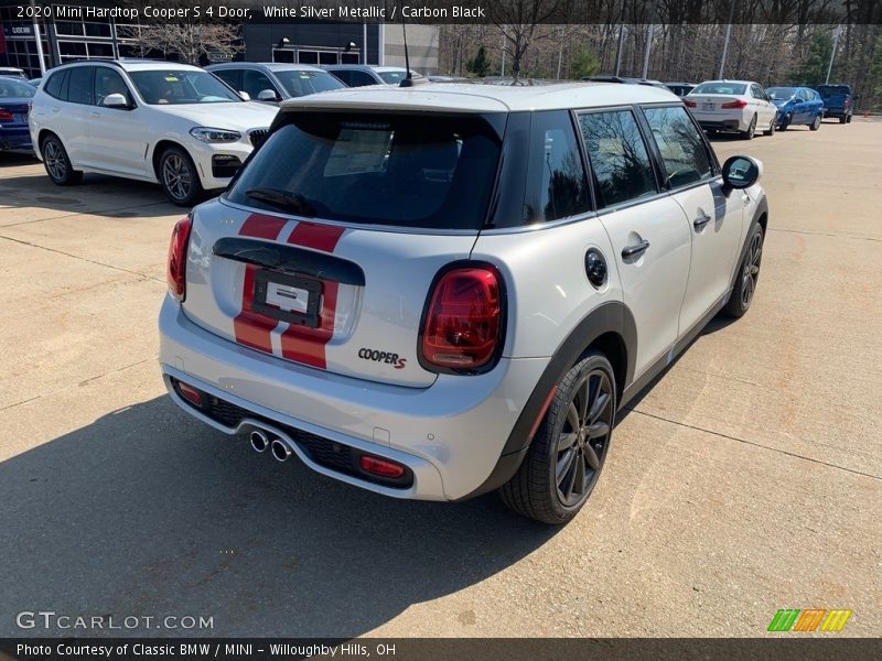 White Silver Metallic / Carbon Black 2020 Mini Hardtop Cooper S 4 Door