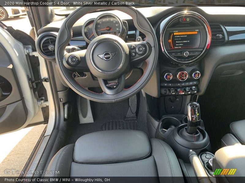 White Silver Metallic / Carbon Black 2020 Mini Hardtop Cooper S 4 Door