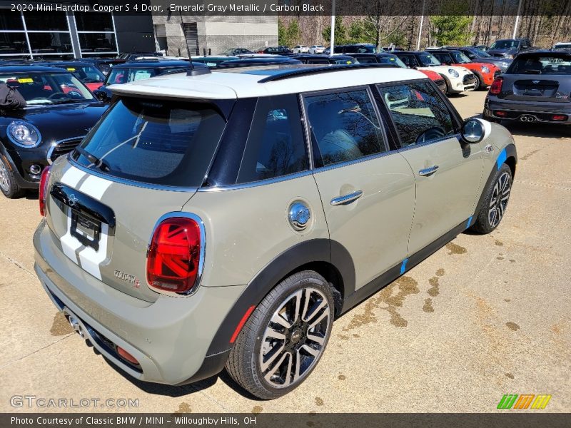 Emerald Gray Metallic / Carbon Black 2020 Mini Hardtop Cooper S 4 Door