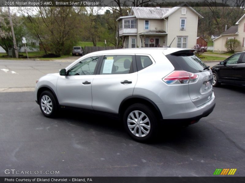 Brilliant Silver / Charcoal 2016 Nissan Rogue S AWD