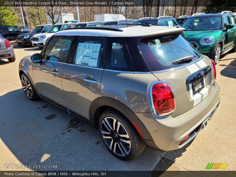 Emerald Gray Metallic / Carbon Black 2020 Mini Hardtop Cooper S 4 Door