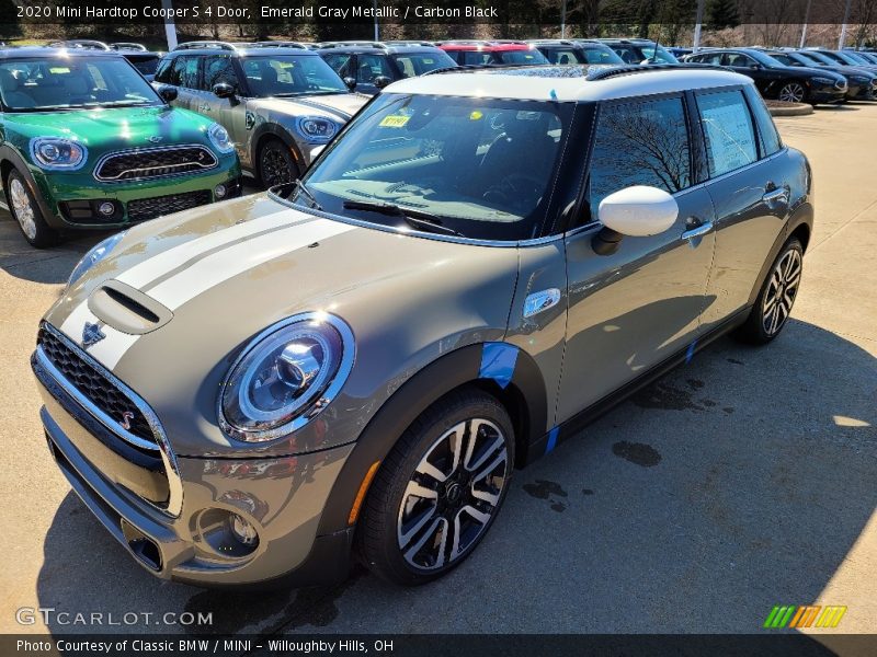 Emerald Gray Metallic / Carbon Black 2020 Mini Hardtop Cooper S 4 Door