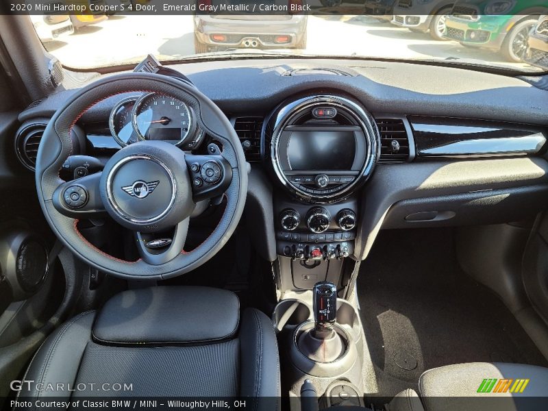Emerald Gray Metallic / Carbon Black 2020 Mini Hardtop Cooper S 4 Door