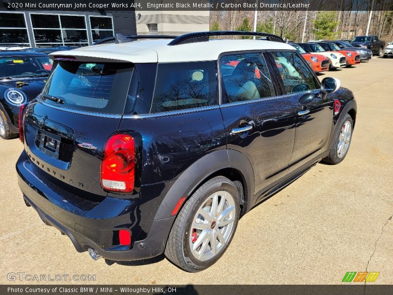 Enigmatic Black Metallic / Carbon Black Dinamica/Leather 2020 Mini Countryman John Cooper Works All4