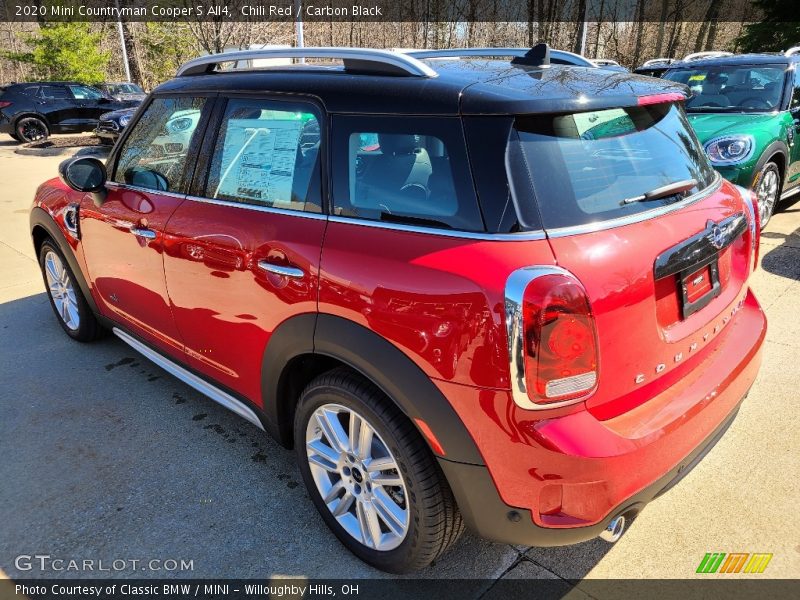 Chili Red / Carbon Black 2020 Mini Countryman Cooper S All4