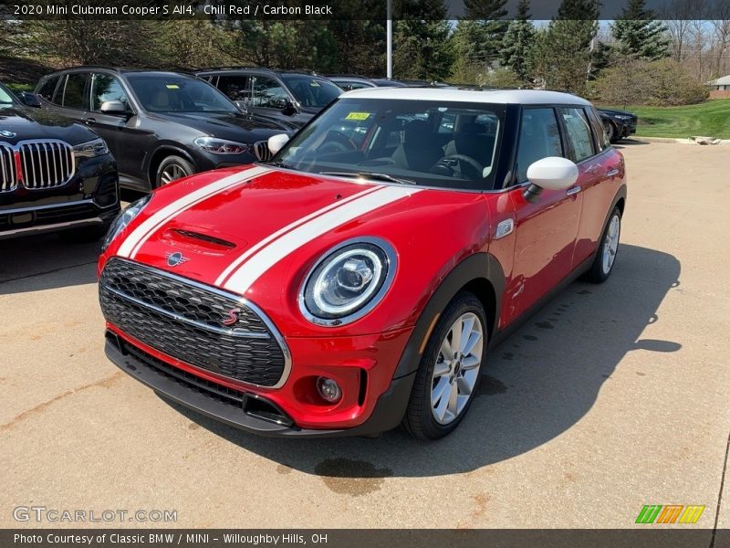 Chili Red / Carbon Black 2020 Mini Clubman Cooper S All4