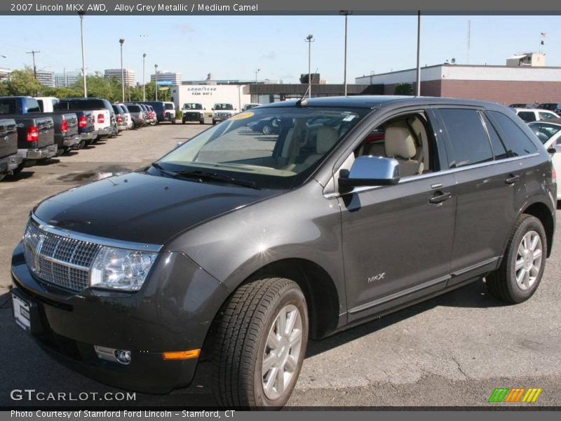 Alloy Grey Metallic / Medium Camel 2007 Lincoln MKX AWD