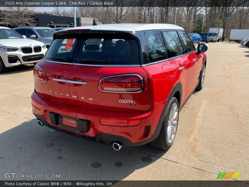 Chili Red / Carbon Black 2020 Mini Clubman Cooper S All4