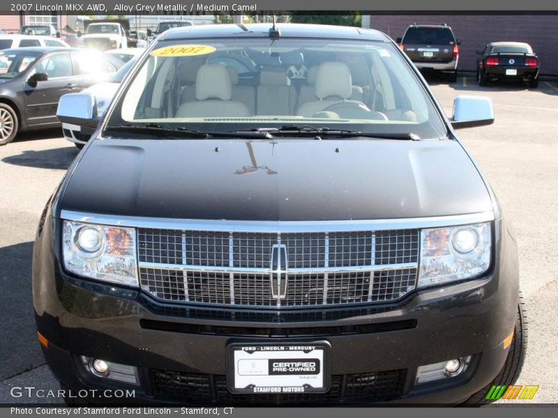 Alloy Grey Metallic / Medium Camel 2007 Lincoln MKX AWD