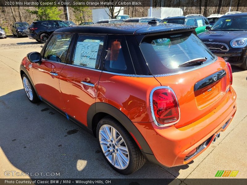 Solaris Orange Metallic / Carbon Black 2020 Mini Hardtop Cooper S 4 Door
