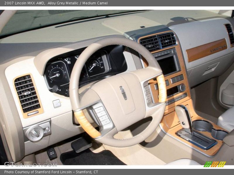 Alloy Grey Metallic / Medium Camel 2007 Lincoln MKX AWD
